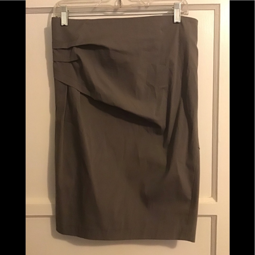 Brunello Cucinelli Gray cotton skirt 8